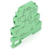 DIN Rail Relay Module, MRD-060D2 Ultra-Thin DIN Rail Mount Relay 6.2mm Solid State Relay Module Input 4-32VDC NO with LED Input State Indicator