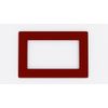Focus Plastics DOUBLE LIGHT SWITCH SOCKET COLOURED ACRYLIC SURROUND FINGER PLATE - HUGE COLOUR CHOICE (Brown)