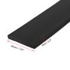 sourcing map Solid Rectangle Rubber Seal Strip 40mm Wide 5mm Thick, 1 Meter Long Black