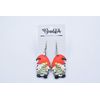 Holiday Gnome Earrings - Christmas Tree Earrings