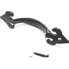 Celtic Woods Black Cast Iron 5" Fleur De LYS Pull Handle Including Screws