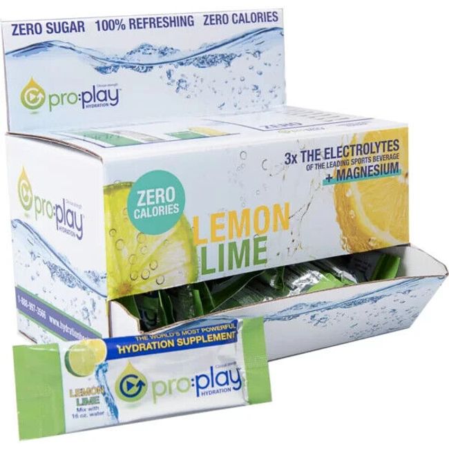 Hydration Health Products - Hyd Powder Proplay Lemon Lime (50 Pack)