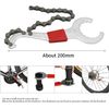 6 PCS Bike Repair Tool Kit Crank Chain Cutter Extractor Bracket Freewheel Puller