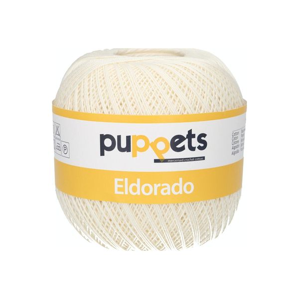 Puppets Crochet Yarn, Cotton, 08926 Beige