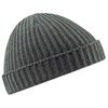Beechfield Unisex Trawler Beanie Baseballkappe, Grau (Rauchgrau), Einheitsgröße