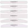 6pc Mixed Shape and Grit Nail Files Double Side Half Moon Square Diamond 80/100/180 Grits Gel Acrylic Grit Double Sided Emery Board Pro File 80/80, 100/180