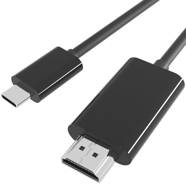 USB C HDMI Cable - Black (4K@60Hz, 2M)