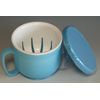 Blue Dental Cup Denture Container