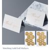 Thank You Card | Matte Gold Foil 20 Pack