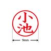 Plus Seal Name Cube Blue Koike 61-381 IS-009NQ