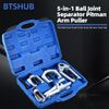 6 Pack Front End Service Tie Rod Tool Set Pitman Arm Puller Ball Joint Separator