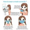 LMJ-massage 50 Pcs Face Protection Pad, 3-Layer