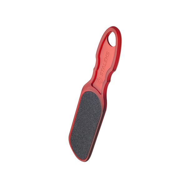 STALEKS CLASSIC 10 PLASTIC PEDICURE FOOT FILE (Grit 60/80 Red)