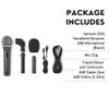 Samson Q2U Handheld Dynamic USB Microphone Recording and Podcasting Pack Black