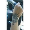 4 fogli di tatuaggi con mandala Beyond 4