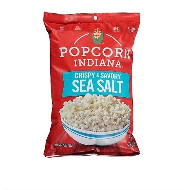 Popcorn Indiana Popcorn Sea Salt, 4.75 Oz - Pack Of 6