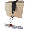 FishYuan 5 Pack Single Stud Fitting L Track Tie Down Anchor with S Hook