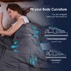 Topcee Weighted Blanket Cooling Breathable Heavy Blanket Microfiber Material ...