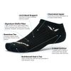 Swiftwick - PERFORMANCE ZERO (3 Pairs) Running Socks, Golf Socks, Durable, Cushioned No-Show Socks (White, X-Large)
