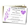 Personalised Handmade Postcard Style Wedding/Evening Invitations with envelopes. (100)