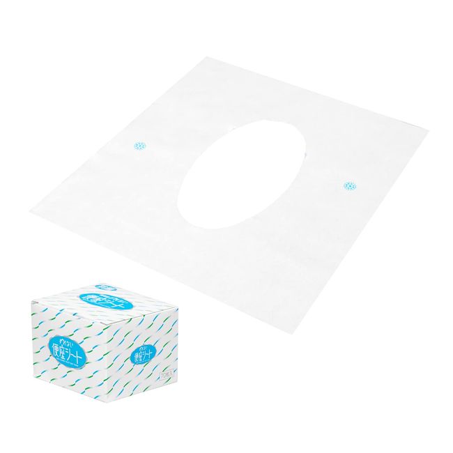 Astro 510-28 Toilet Seat Sheet, 70 Pieces, Toilet Seat Cover, Flushable, Non Slip Sheet, Antibacterial Treatment, Clean, Reliable, Disposable Toilet Supplies, White