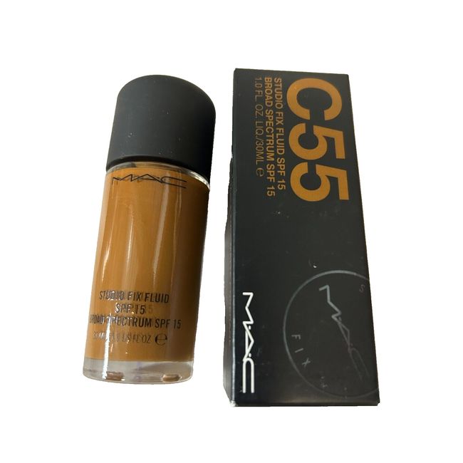 MAC STUDIO FIX FLUID SPF 15 #C55 - 1fl oz/30mL - NIB