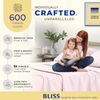 100% Egyptian Cotton Sheets Twin - 600 Thread Count, 3 PC Deep Pocket Twin Sheet