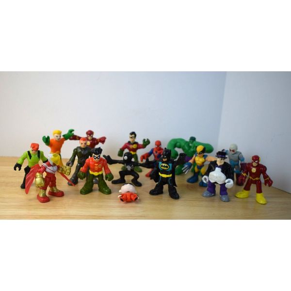 imaginext super hero and villian toy figure lot