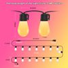 Outdoor 48 ft. LED String Lights with Remote Control & Timer