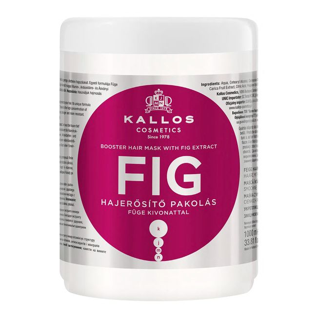 Kallos KJMN Fig Masque for Strengthening Hair with Fig Extract 1000ml