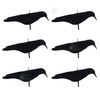 Flocked Crow Shell Decoys (6)