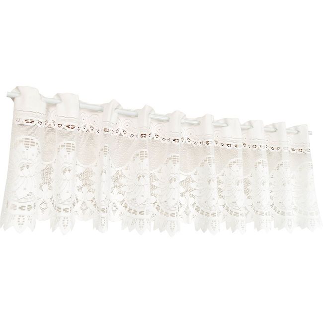 Arie Cafe Curtain Lillian, 59.1 x 11.8 inches (150 x 30 cm)