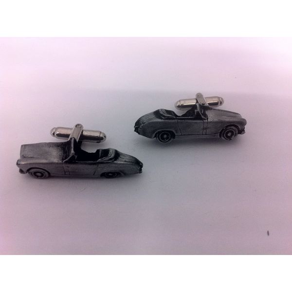 Austin Healey Sprite Mk2 3D cufflinks classic car pewter effect cufflinks ref17