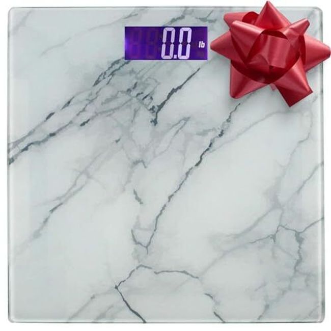 Marble Digital Scale | Glass Digital Weight Scale | Marble Finish | Marble Bathr