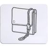 Azeeda 'Leather Wallet With Chain' Mouse Mat/Desk Pad (MO00029862)