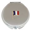 French Flag Compact Mirror Handbag Gift With Free Engraving 484