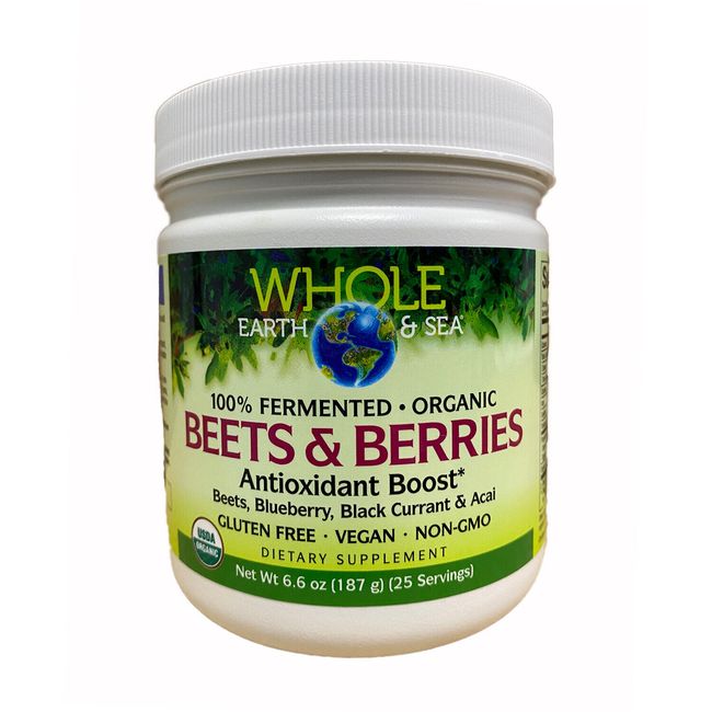 Natural Factors Whole Earth & Sea Beets & Berries Antioxidant Boost,6.6Ounces