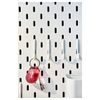 IKEA Steel,Epoxy/polyester Skadis Hook White / 5 Pack 203.208.02