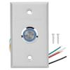 Stainless Steel Electric Door Exit Button Push Release Button Switch With Indicator Light