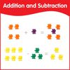 Colorful Counting Bears Sorting Set with Bowls and Spinners Educational Toy