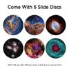 Fixed Star and Nebula: Discs for POCOCO Galaxy Projector, 5K Ultra HD, Semiconductor Lithography (6 discs)