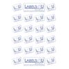 LABELS4U 50 Sheets A4, 12 Labels per Sheet, Size 99 x 42.3mm (600 Labels)