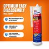 Permatex Optimum Red High Temperature Gasket Maker 13 oz