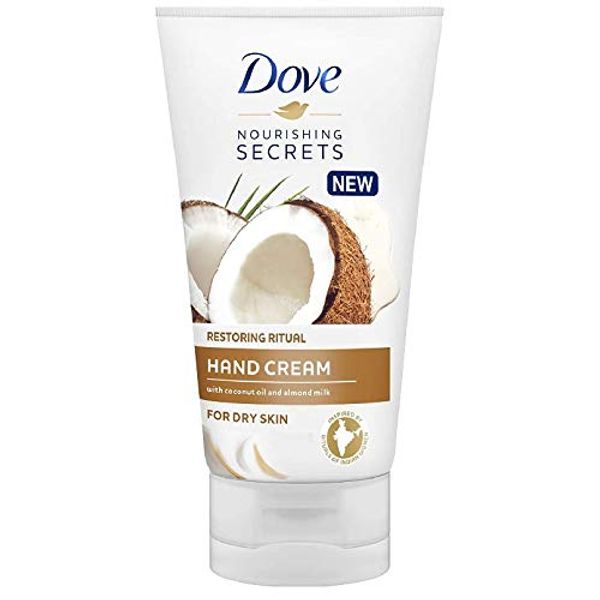 Dove Coconut Oil and Almond Milk Hand Cream 75 ml – [Pack of 2]