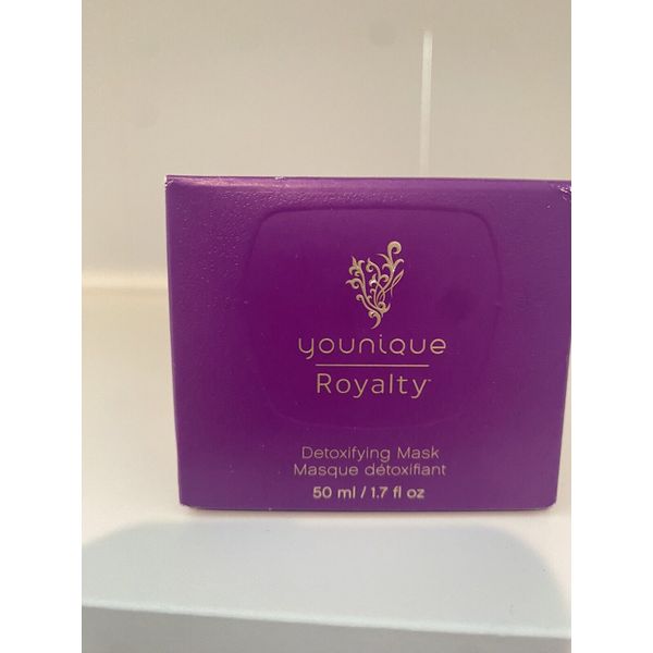 Younique Royalty Detoxifying Mask Charcoal & Bamboo Wash Off 1.7 oz