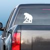 Express Yourself Black Bear (Black - Image Facing as Shown - Large) Decal Sticker - Big Game Collection - Bear