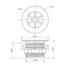 McAlpine 1� White Plastic Shower Waste WS5