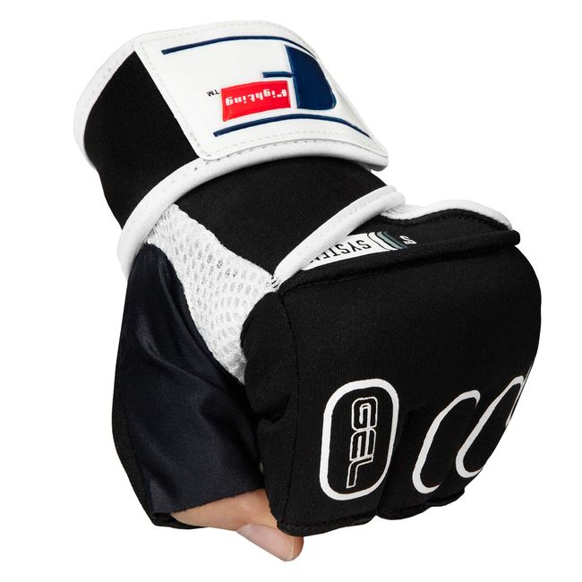 Fighting Sports S2 Pro Gel Glove Wraps, Black, Large