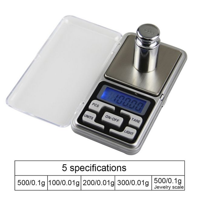 Digital Pocket Scale 300G/0.01G, Small Digital Scales Grams and Ounces,  Herb Sca