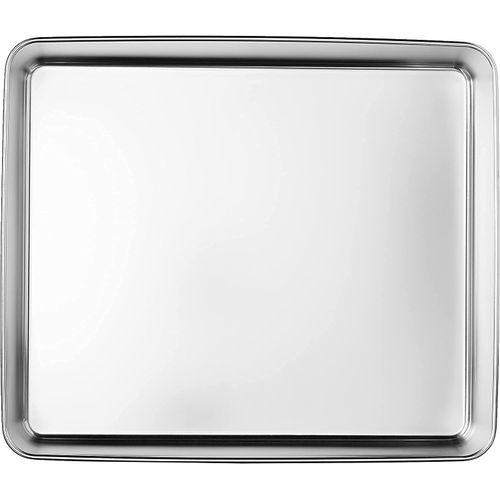 YBM HOME Stainless Steel Covered Cake Pan, Silver (Small-)